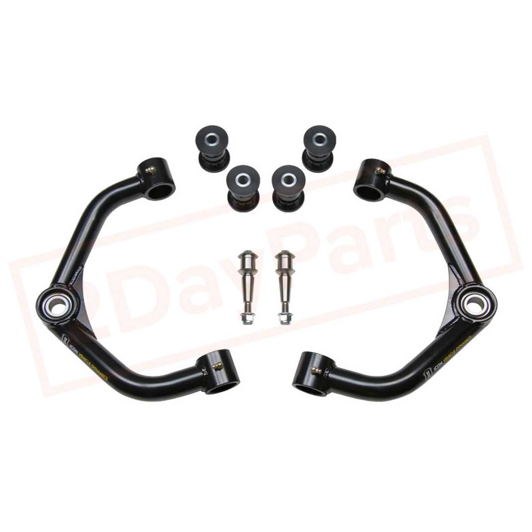 Image 1 ICON Uniball Upper Control Arm Kit for Chevrolet Silverado 2500 HD 2011-2015 part in Control Arms & Parts category