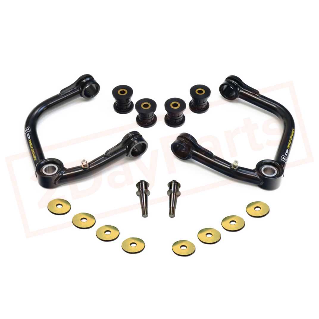 Image ICON Uniball Upper Control Arm Kit for Toyota Tacoma 2005-2014 part in Control Arms & Parts category