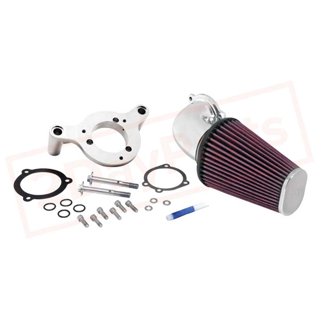 Image K&N Intake Kit fits Harley Davidson FLHTI Electra Glide Standard 2003-2006 part in Air Intake Systems category