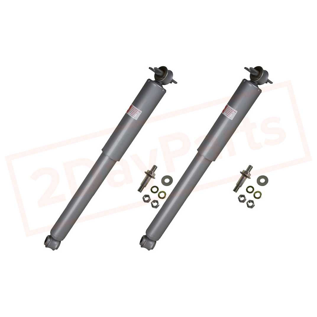 Image Kit 2 KYB Gas-A-Just Monot Shocks Rear for 1968-1977 Oldsmobile Cutlass Supreme part in Shocks & Struts category