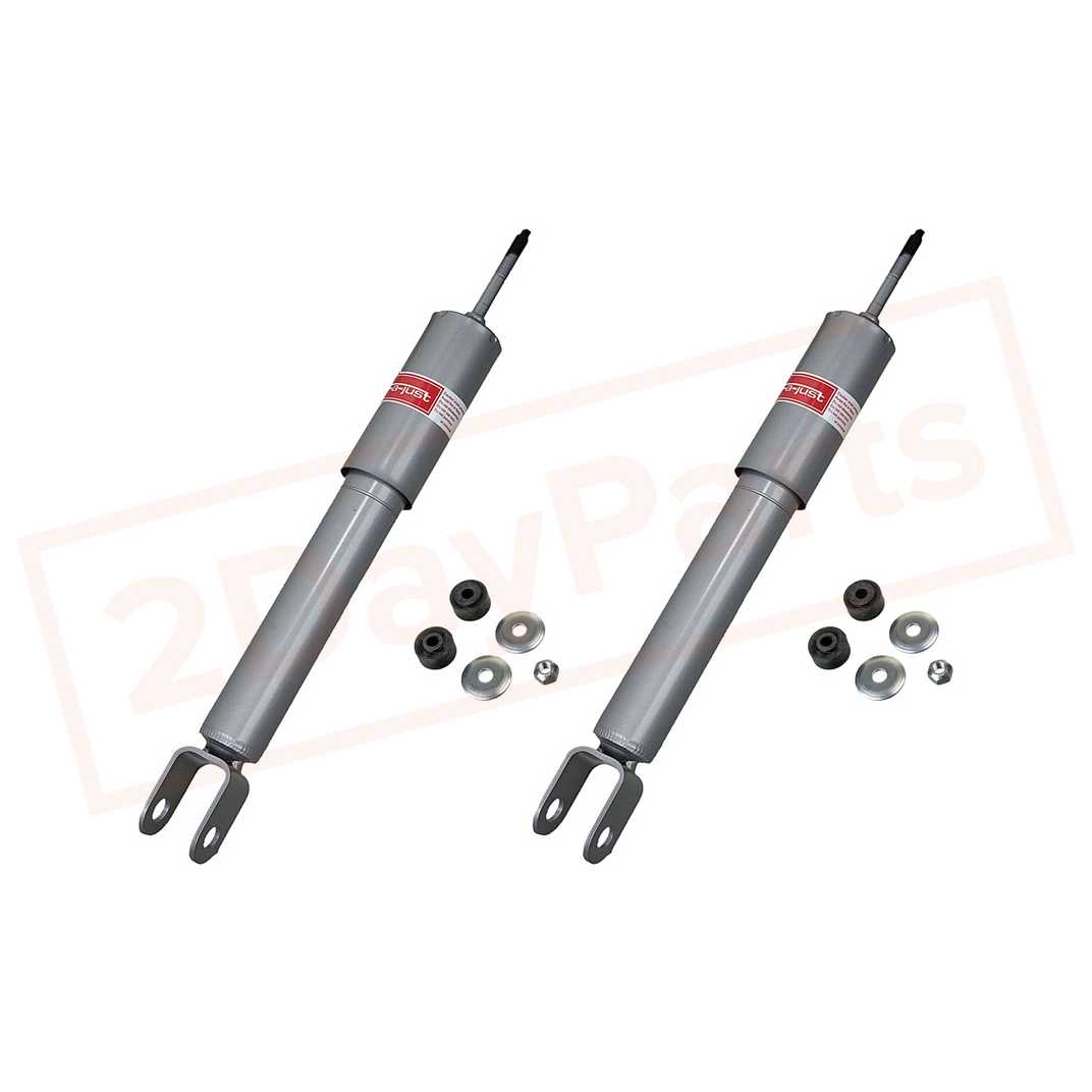 Image Kit 2 of KYB Gas-A-Just Monotube Shocks Front for 1999-2006 GMC Sierra 1500 4WD part in Shocks & Struts category