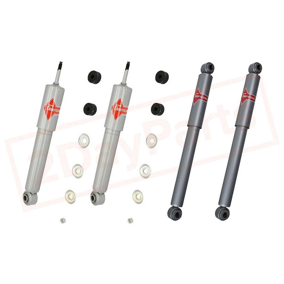 Image Kit 4 KYB Gas-A-Just Mon Shocks Set Front&Rear for Toyota 4Runner 4WD 1986-1994 part in Shocks & Struts category