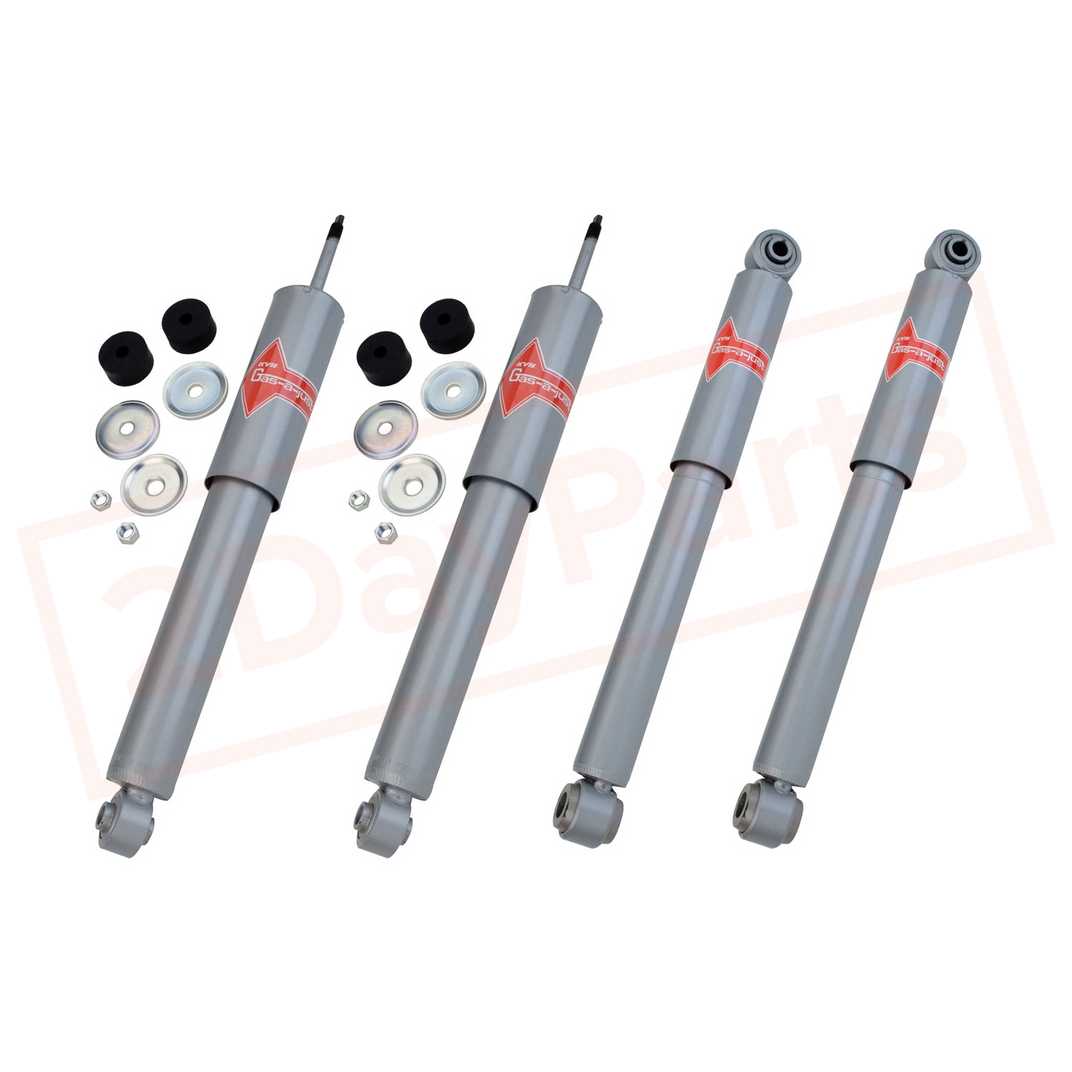 Image Kit 4 of KYB Gas-A-Just Mon Shocks Set Front&Rear for 1999-2001 Isuzu VehiCROSS part in Shocks & Struts category