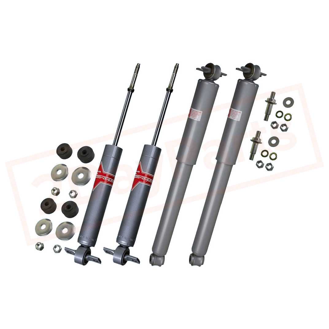 Image KYB Kit 4 Front&Rear Shocks GAS-A-JUST for BUICK Apollo 1967 part in Shocks & Struts category
