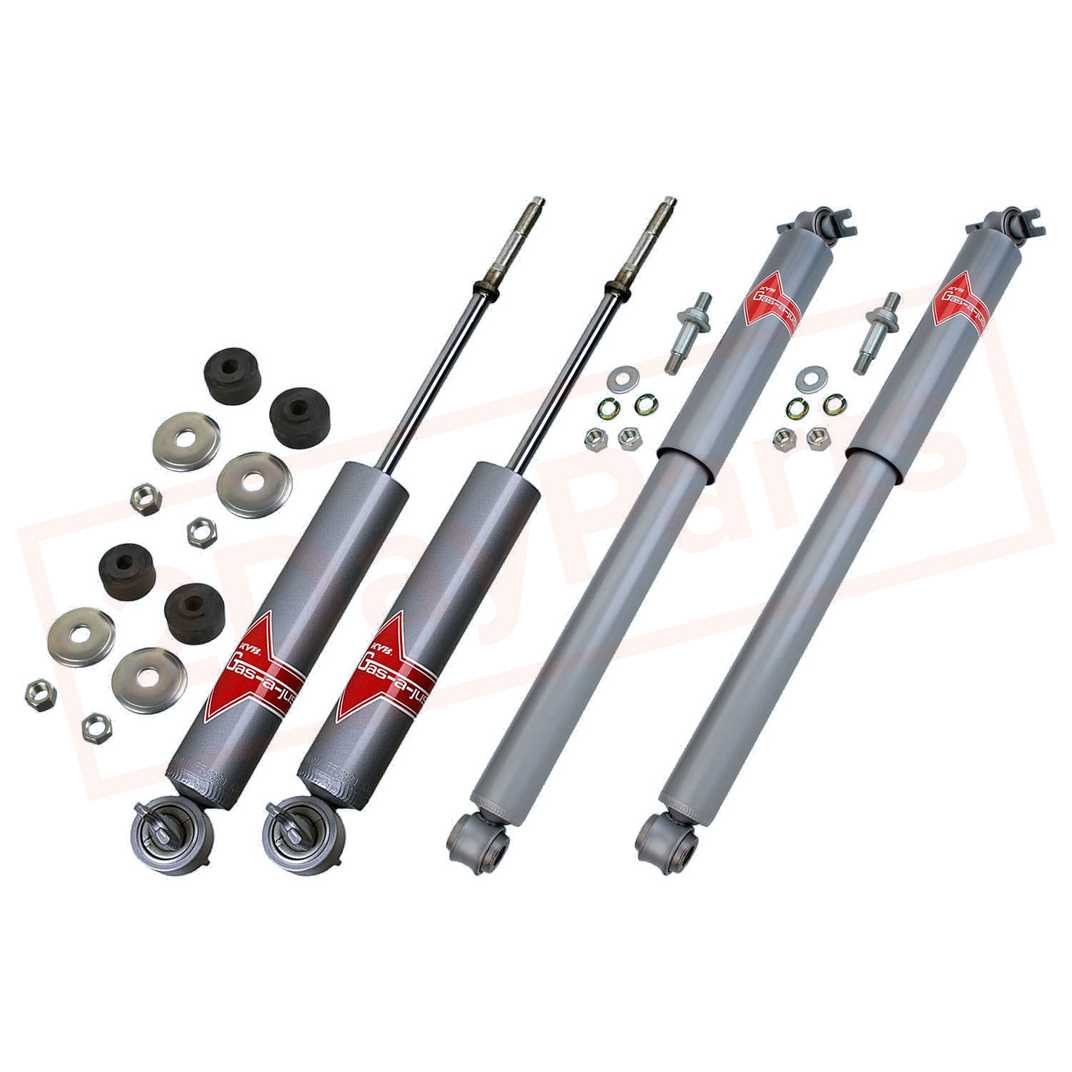 Image KYB Kit 4 Front&Rear Shocks GAS-A-JUST for BUICK Century 1978-81 part in Shocks & Struts category
