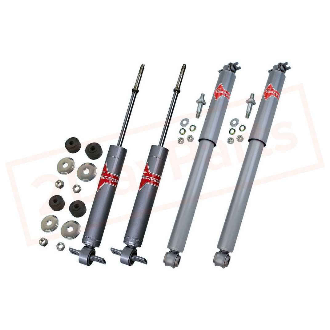 Image KYB Kit 4 Front&Rear Shocks GAS-A-JUST for BUICK Electra 1971-76 part in Shocks & Struts category