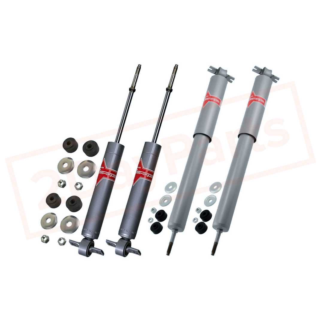 Image KYB Kit 4 Front&Rear Shocks GAS-A-JUST for CHEVROLET Camaro 1970-81 part in Shocks & Struts category