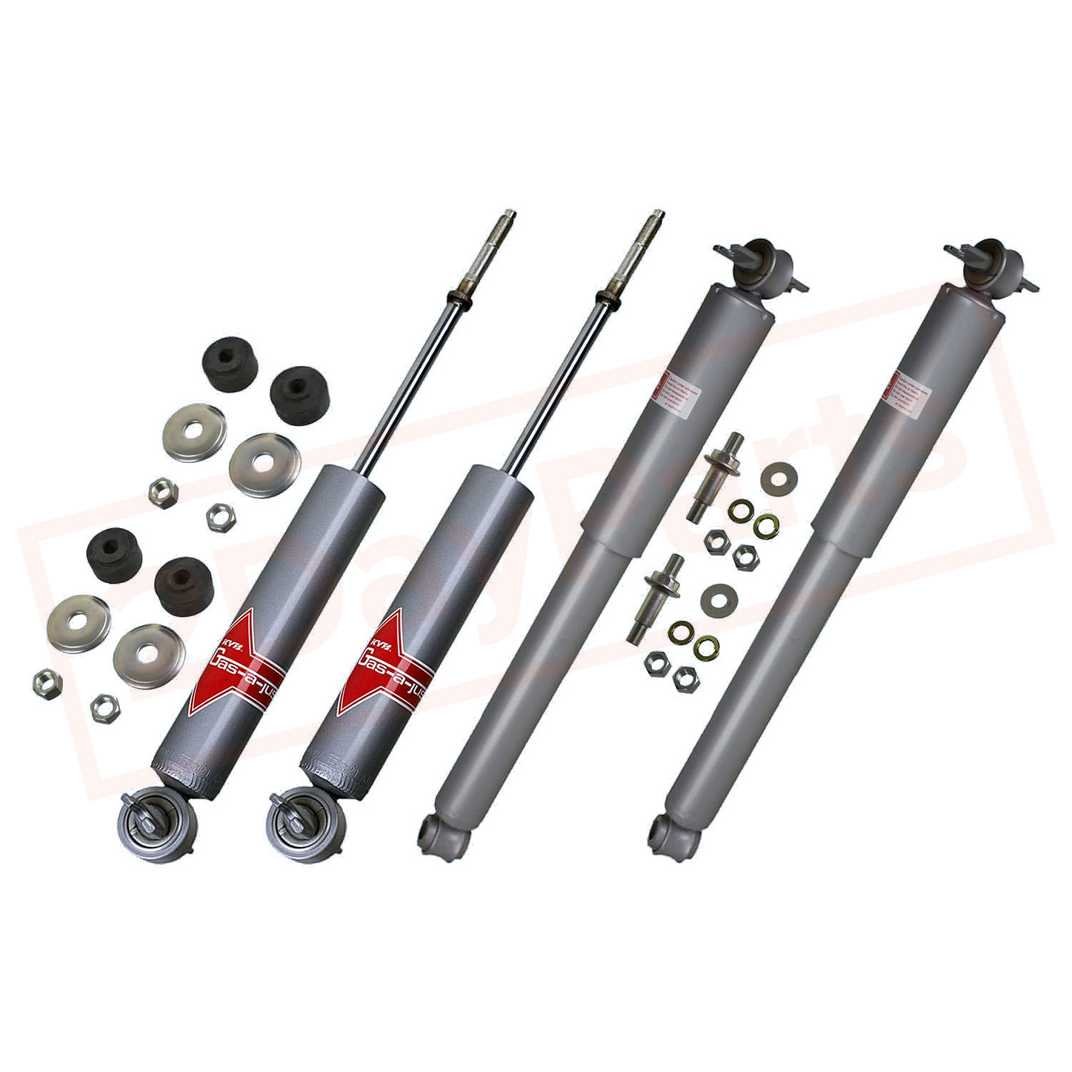 Image KYB Kit 4 Front&Rear Shocks GAS-A-JUST for CHEVROLET Chevelle 1973-77 part in Shocks & Struts category