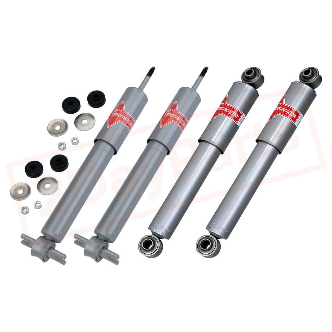 Image KYB Kit 4 Front&Rear Shocks GAS-A-JUST for CHEVROLET Corvette 1984-87 part in Shocks & Struts category