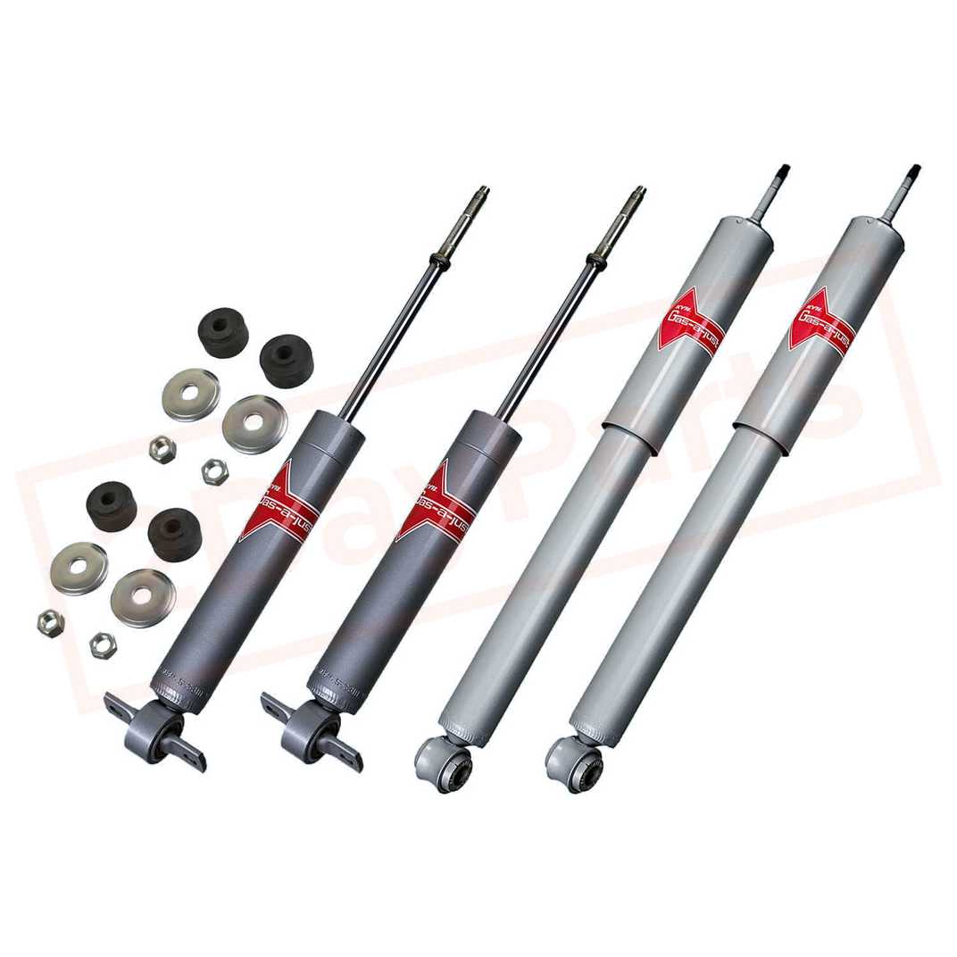 Image KYB Kit 4 Front&Rear Shocks GAS-A-JUST for LINCOLN Mark III 1972 part in Shocks & Struts category