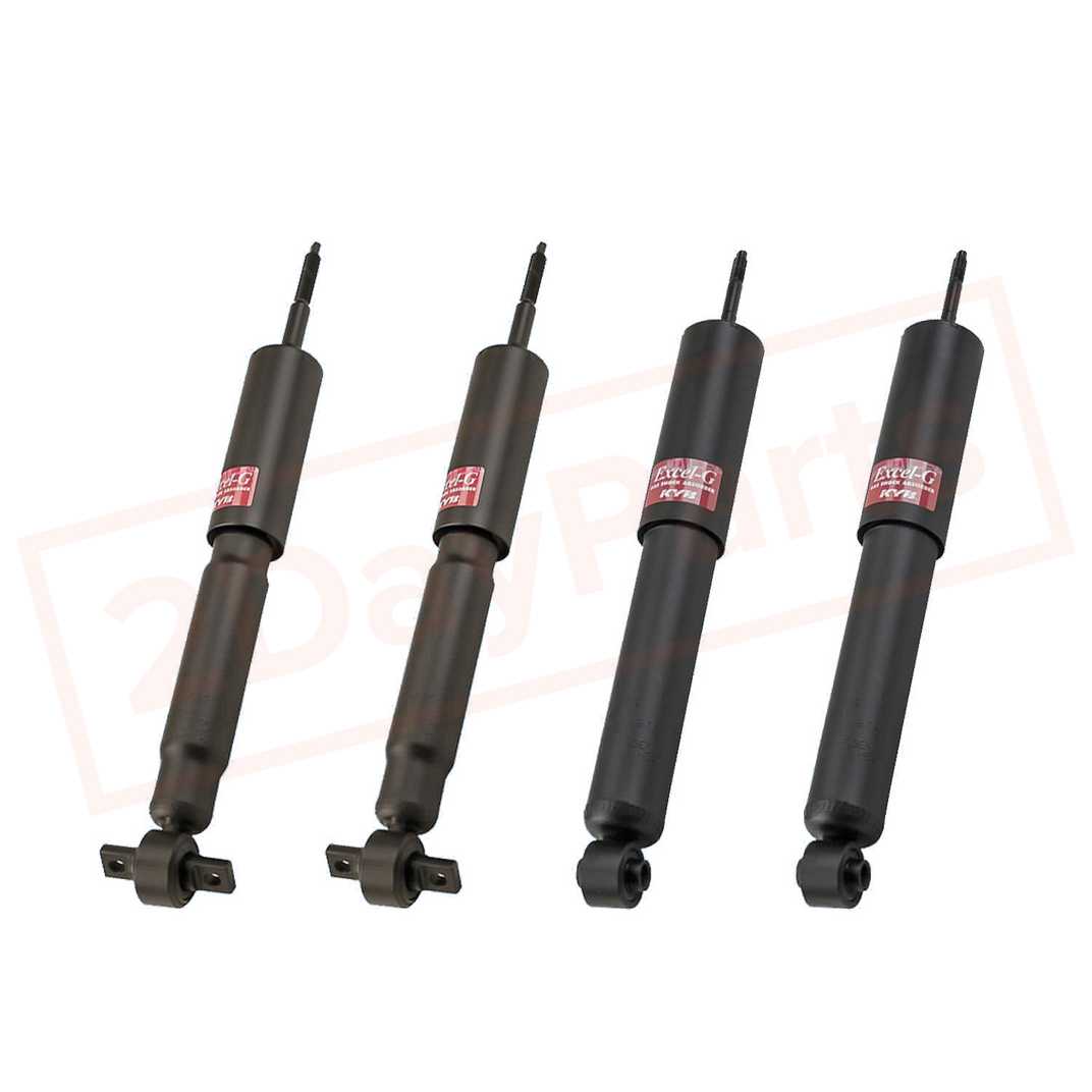 Image KYB Kit 4 Shocks Front Rear for FORD F100, F150 2WD 1997-03 GR-2/EXCEL-G part in Shocks & Struts category