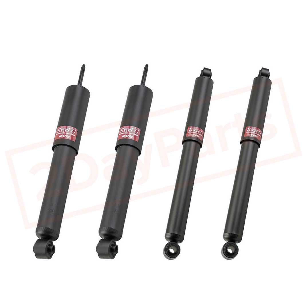 Image KYB Kit 4 Shocks Front Rear for FORD F250 1965-69 GR-2/EXCEL-G Gas Charged part in Shocks & Struts category
