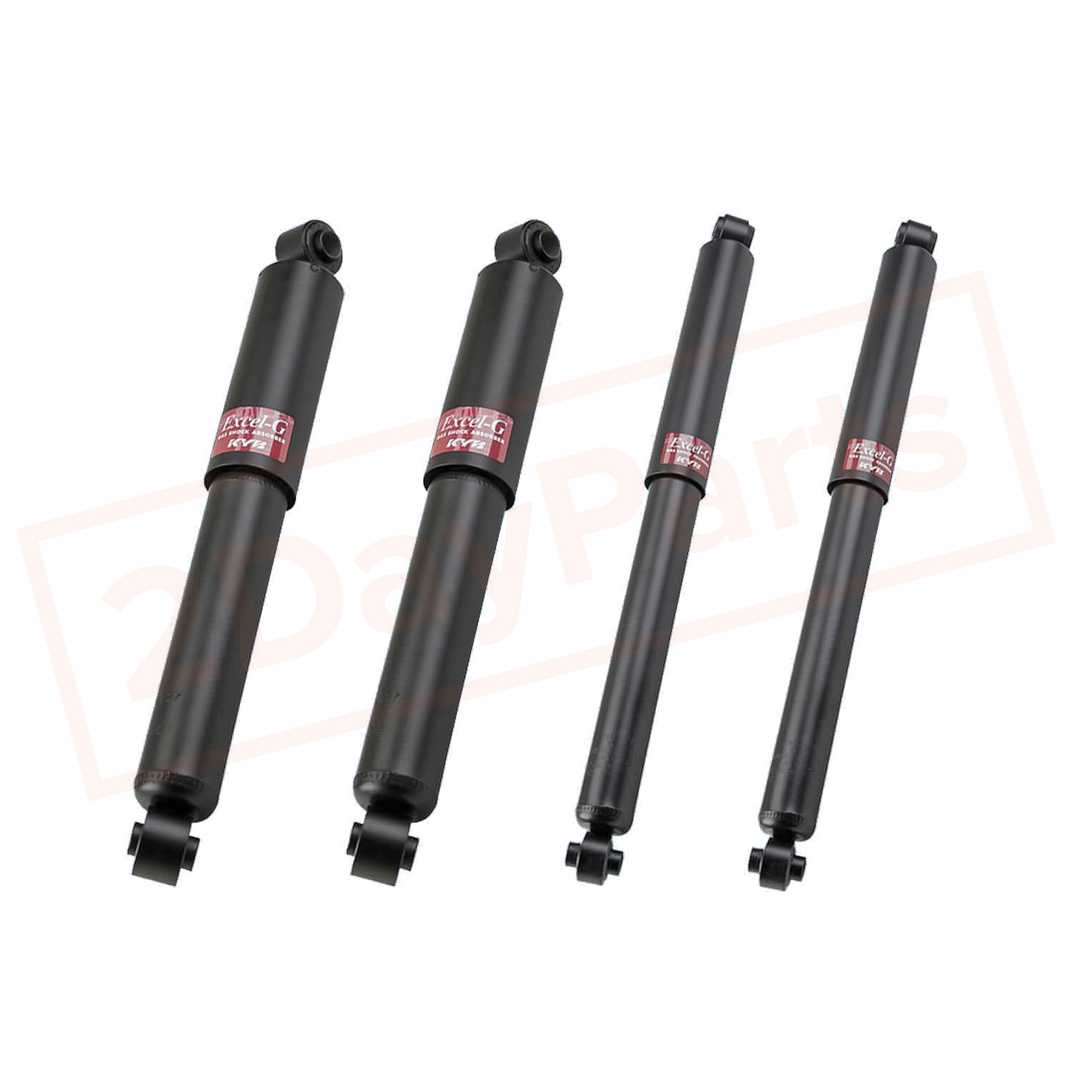Image KYB Kit 4 Shocks Front Rear for GMC P2500 1973-81 GR-2/EXCEL-G Gas Charged part in Shocks & Struts category