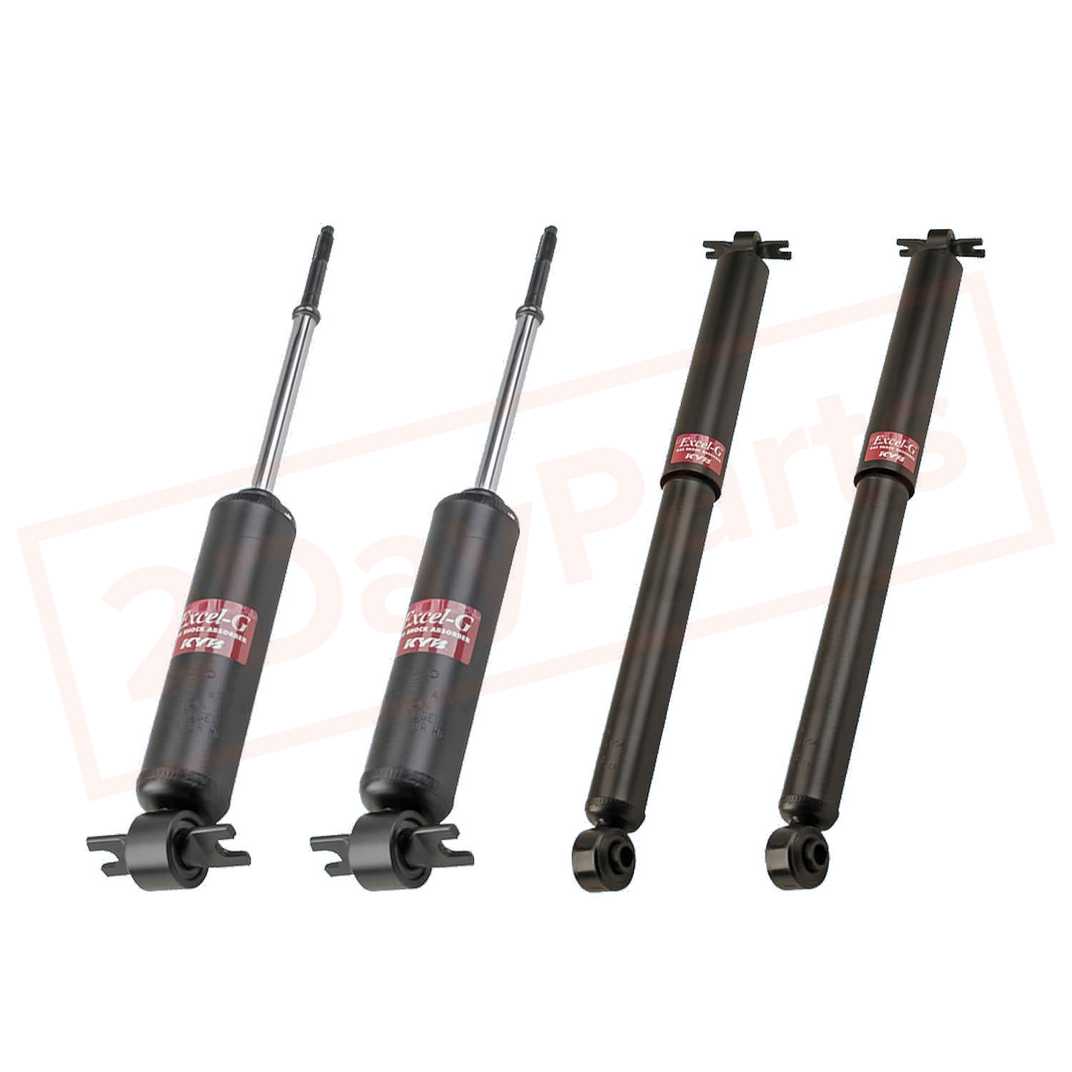 Image KYB Kit 4 Shocks Front Rear for GMC Yukon 2WD 1995-99 GR-2/EXCEL-G Gas Charged part in Shocks & Struts category
