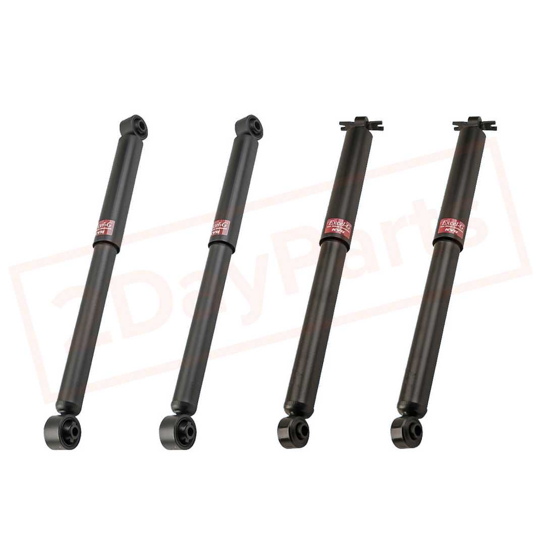 Image KYB Kit 4 Shocks Front Rear for GMC Yukon 4WD 1992-99 GR-2/EXCEL-G Gas Charged part in Shocks & Struts category