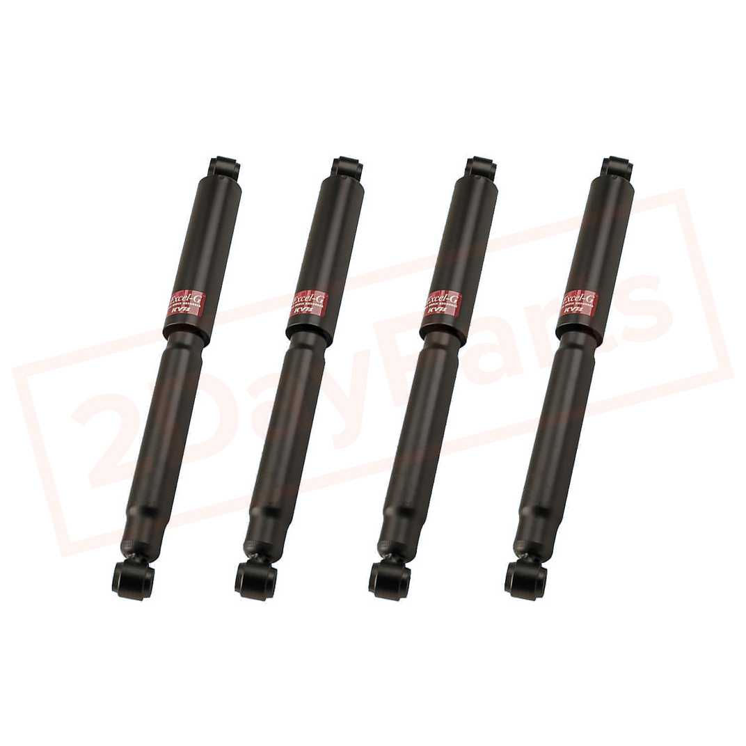 Image KYB Kit 4 Shocks Front Rear for JEEP Universal 64-67 GR-2/EXCEL-G Gas Charged part in Shocks & Struts category