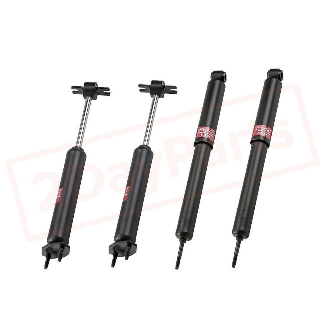 Image KYB Kit 4 Shocks Front Rear for MERCURY Comet 1971-77 GR-2/EXCEL-G Gas Charged part in Shocks & Struts category