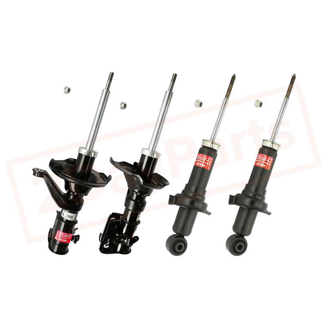 Image KYB Kit 4 Struts Front Rear for ACURA EL 2001 GR-2/EXCEL-G Gas Charged part in Shocks & Struts category