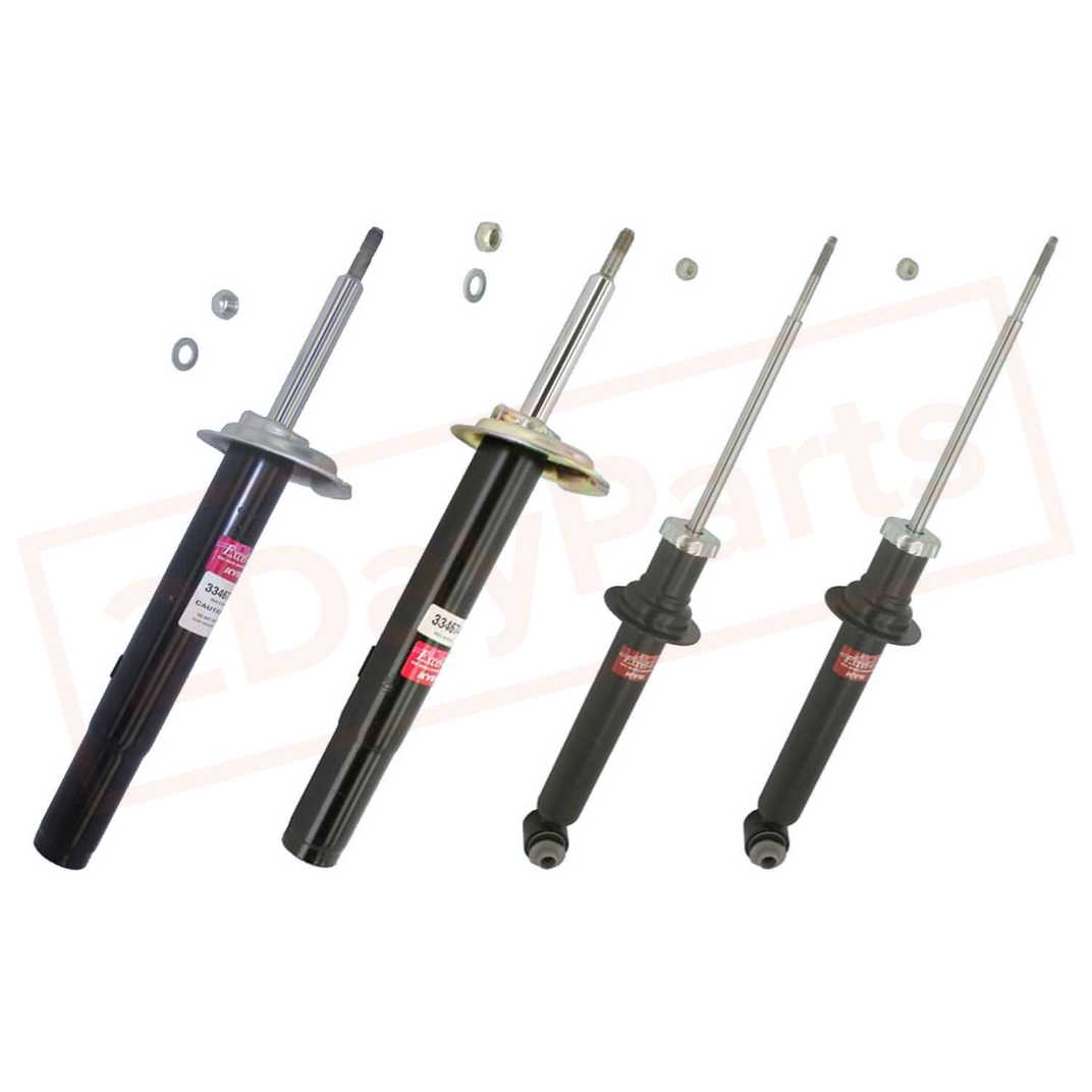 Image KYB Kit 4 Struts Front Rear for BMW 528 Series 9/95-00 GR-2/EXCEL-G Gas Charged part in Shocks & Struts category