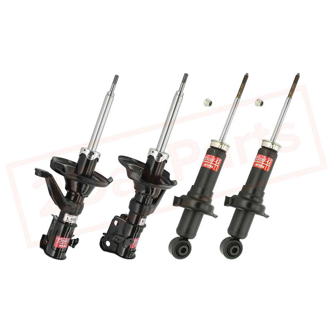 Image KYB Kit 4 Struts Front Rear for HONDA Civic 02 GR-2/EXCEL-G Gas Charged part in Shocks & Struts category