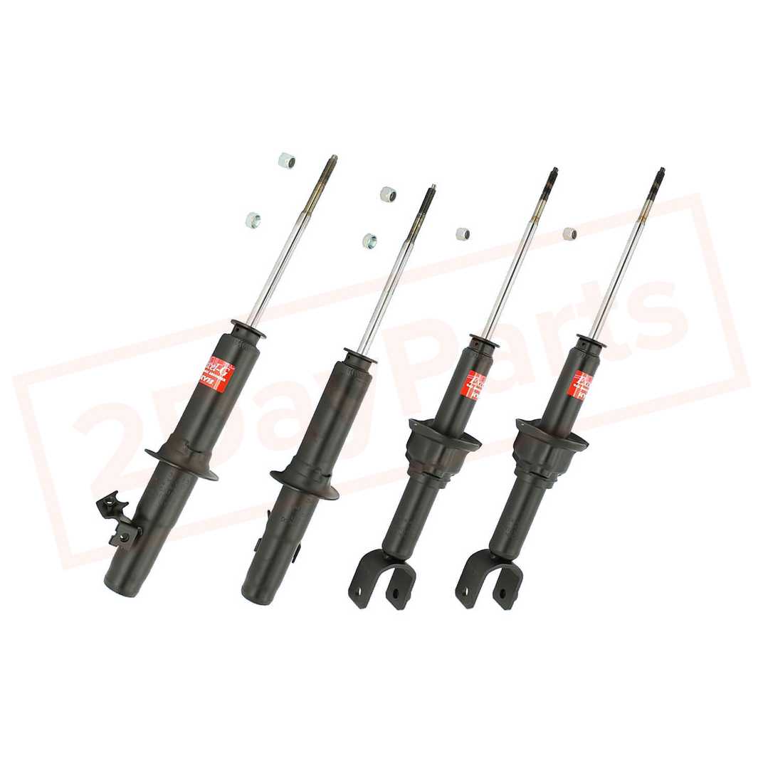 Image KYB Kit 4 Struts Front Rear for HONDA Civic 1992-95 GR-2/EXCEL-G Gas Charged part in Shocks & Struts category