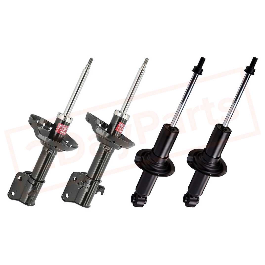 Image KYB Kit 4 Struts Front Rear for SUBARU Legacy AWD 2009 GR-2/EXCEL-G Gas Charged part in Shocks & Struts category