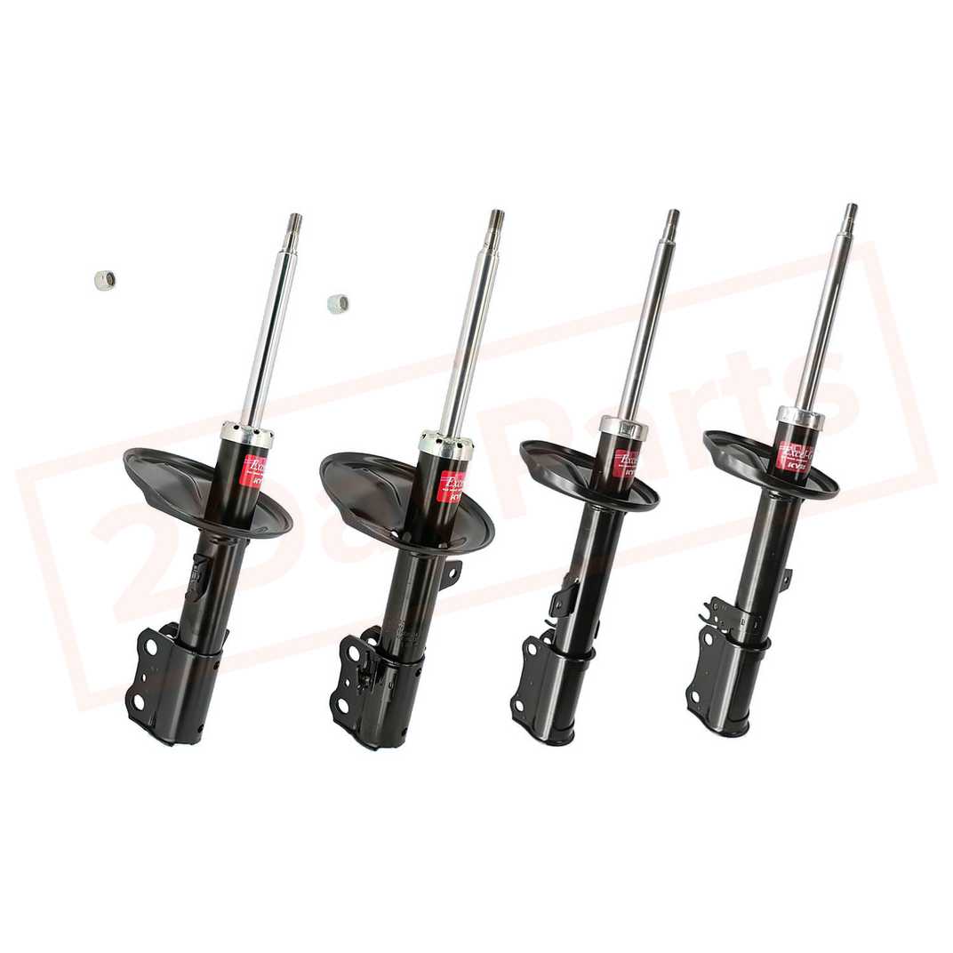 Image KYB Kit 4 Struts Front Rear for TOYOTA Camry 1997-01 GR-2/EXCEL-G Gas Charged part in Shocks & Struts category