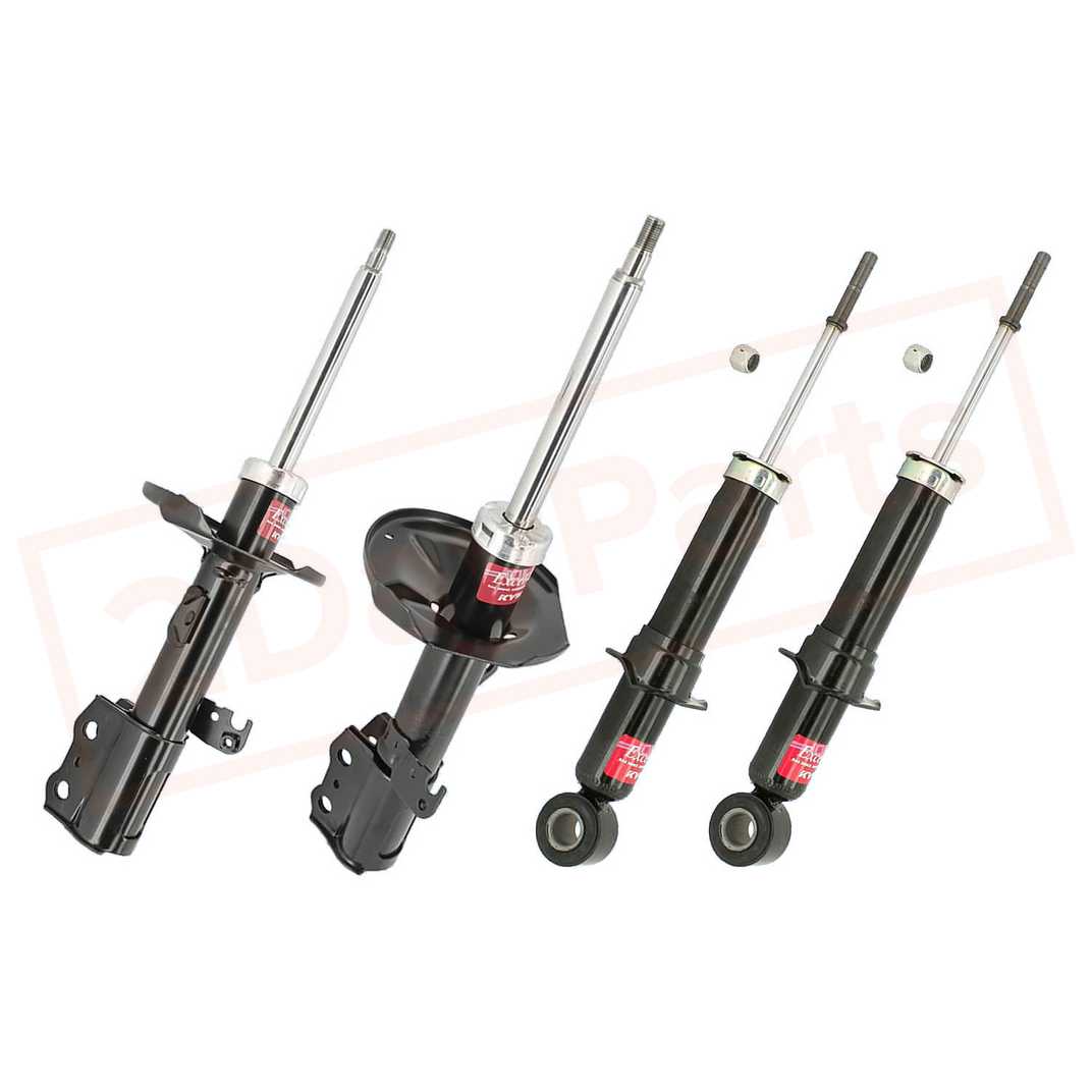 Image KYB Kit 4 Struts Front Rear for TOYOTA Corolla 2003-08 GR-2/EXCEL-G Gas Charged part in Shocks & Struts category