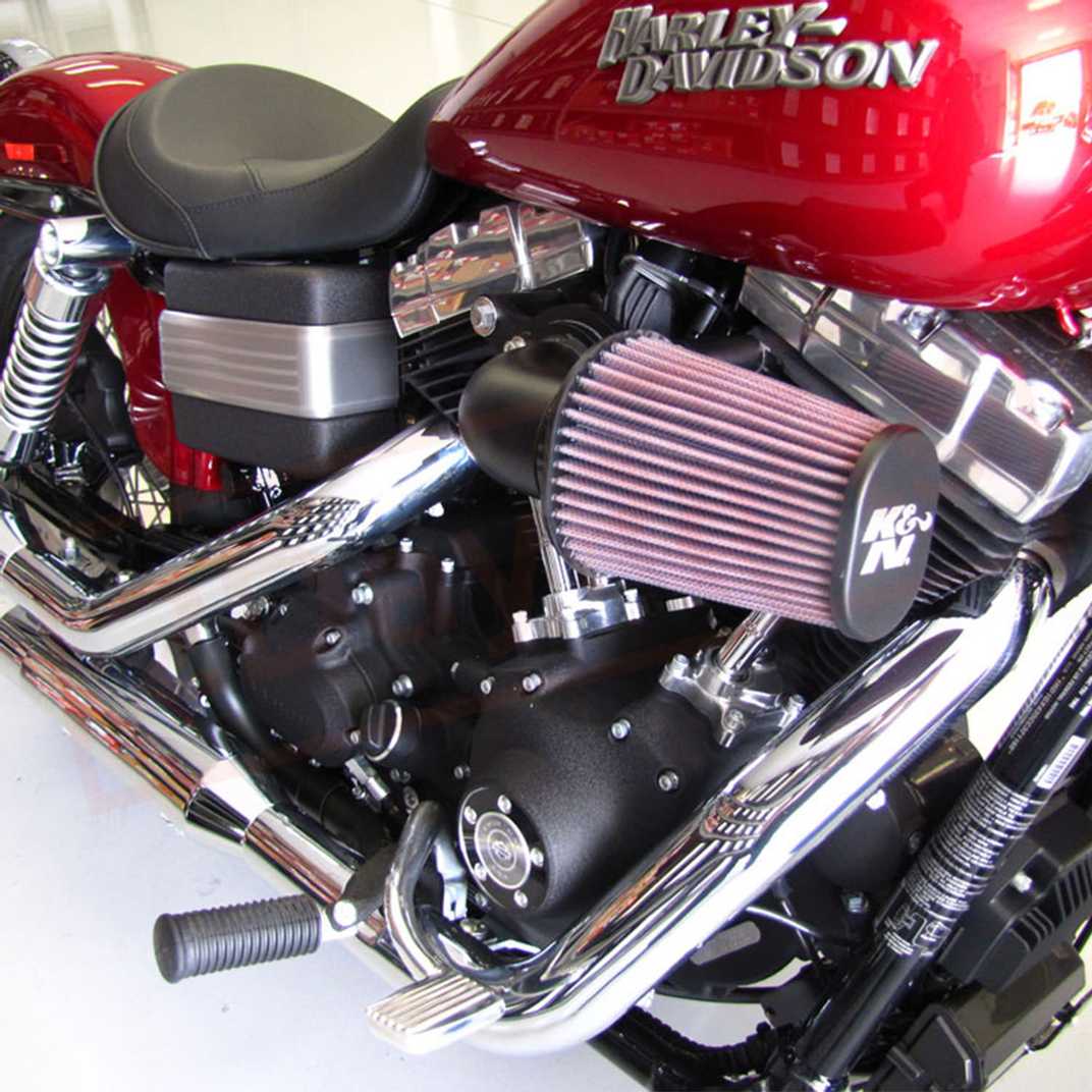 Image 1 K&N Intake Kit fit Harley Davidson FLHRI Road King 2003-2006 part in Air Intake Systems category