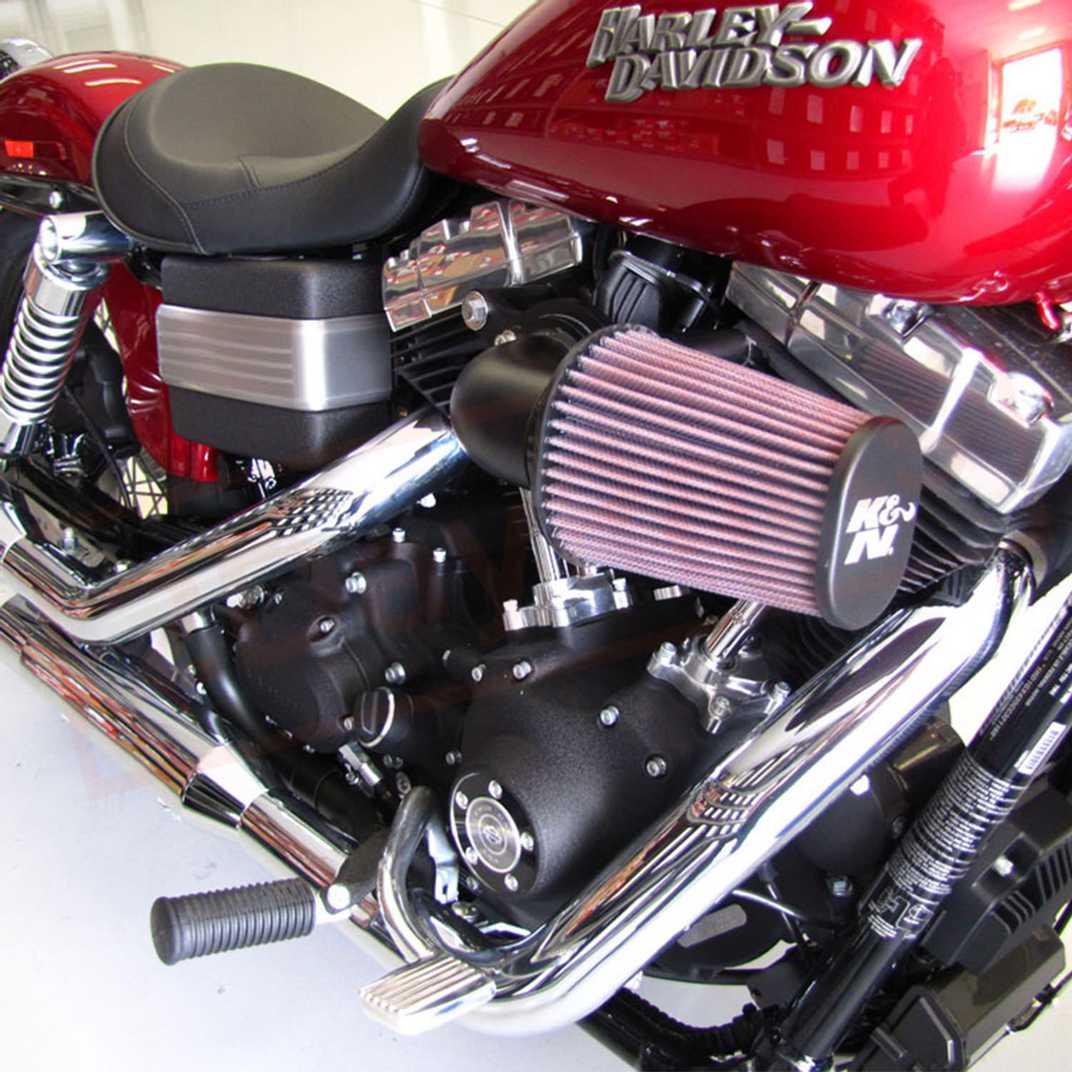 Image 1 K&N Intake Kit fit Harley Davidson FLHRS Road King Custom 2007 part in Air Intake Systems category
