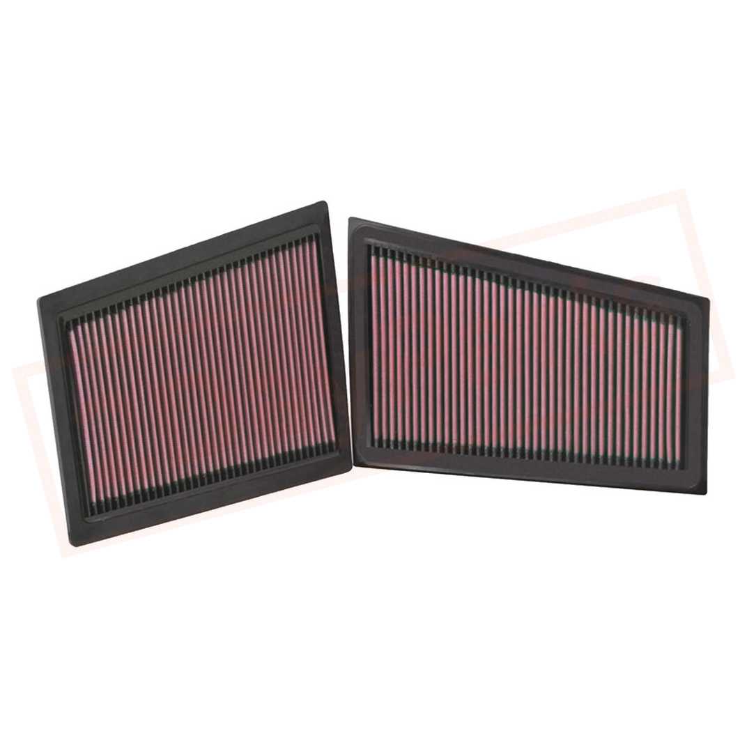 Image K&N Replacement Air Filter for Mercedes-Benz E350 2012-2013 part in Air Filters category