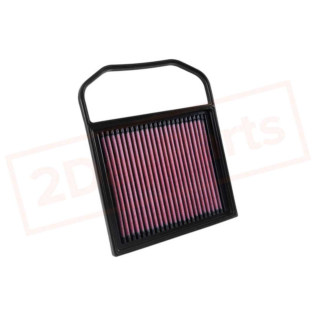 Image 2 K&N Replacement Air Filter for Mercedes-Benz GLE550e 2017-2018 part in Air Filters category