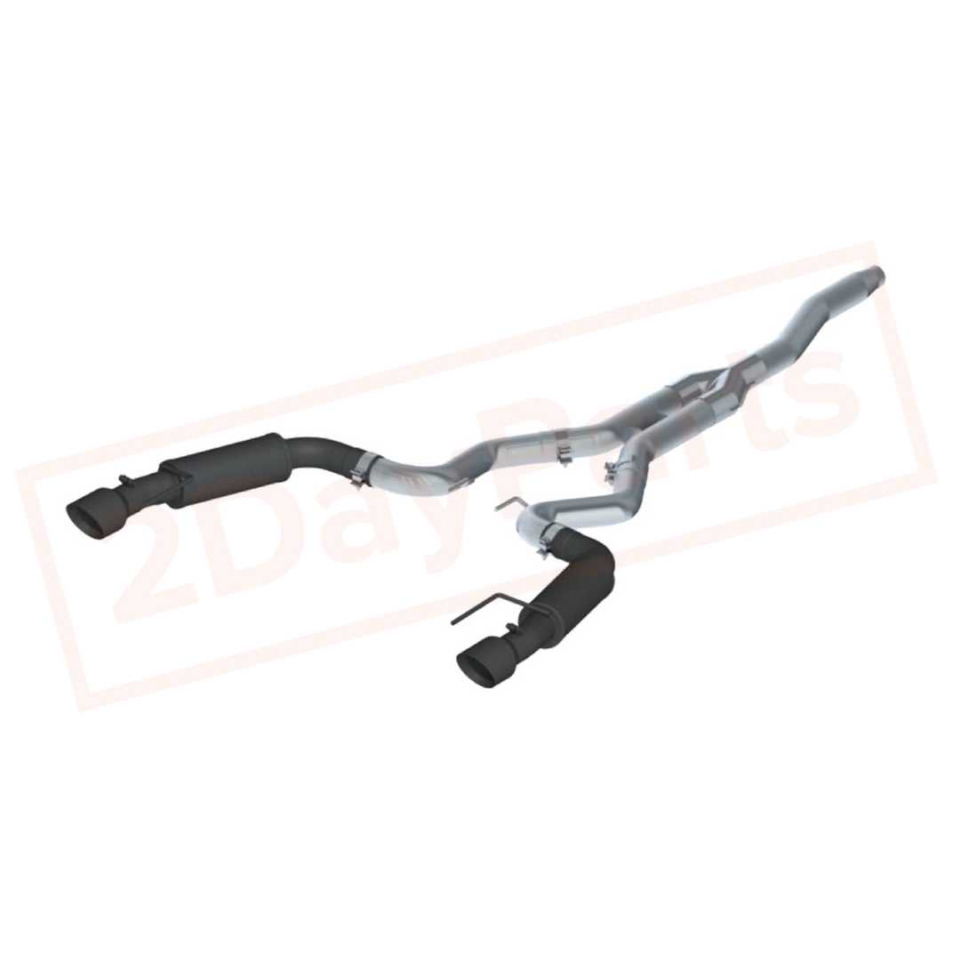 Image MBRP Exhaust Sys fits with Ford Mustang 2.3 Ecoboost Except convertible 2015-18 part in Exhaust Systems category