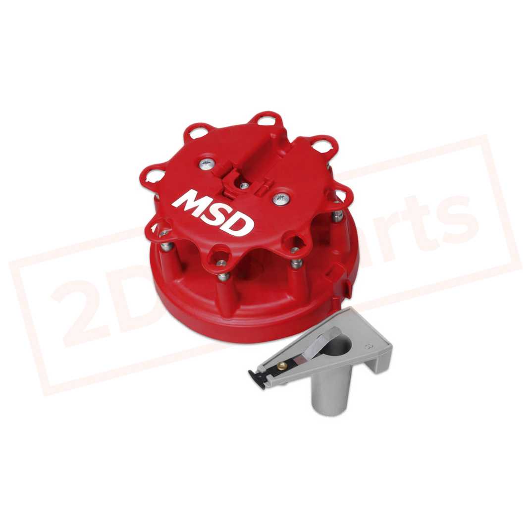 Image MSD Distributor Cap and Rotor Kit for Ford E-100 Econoline Club Wagon 1977-1983 part in Distributors & Parts category