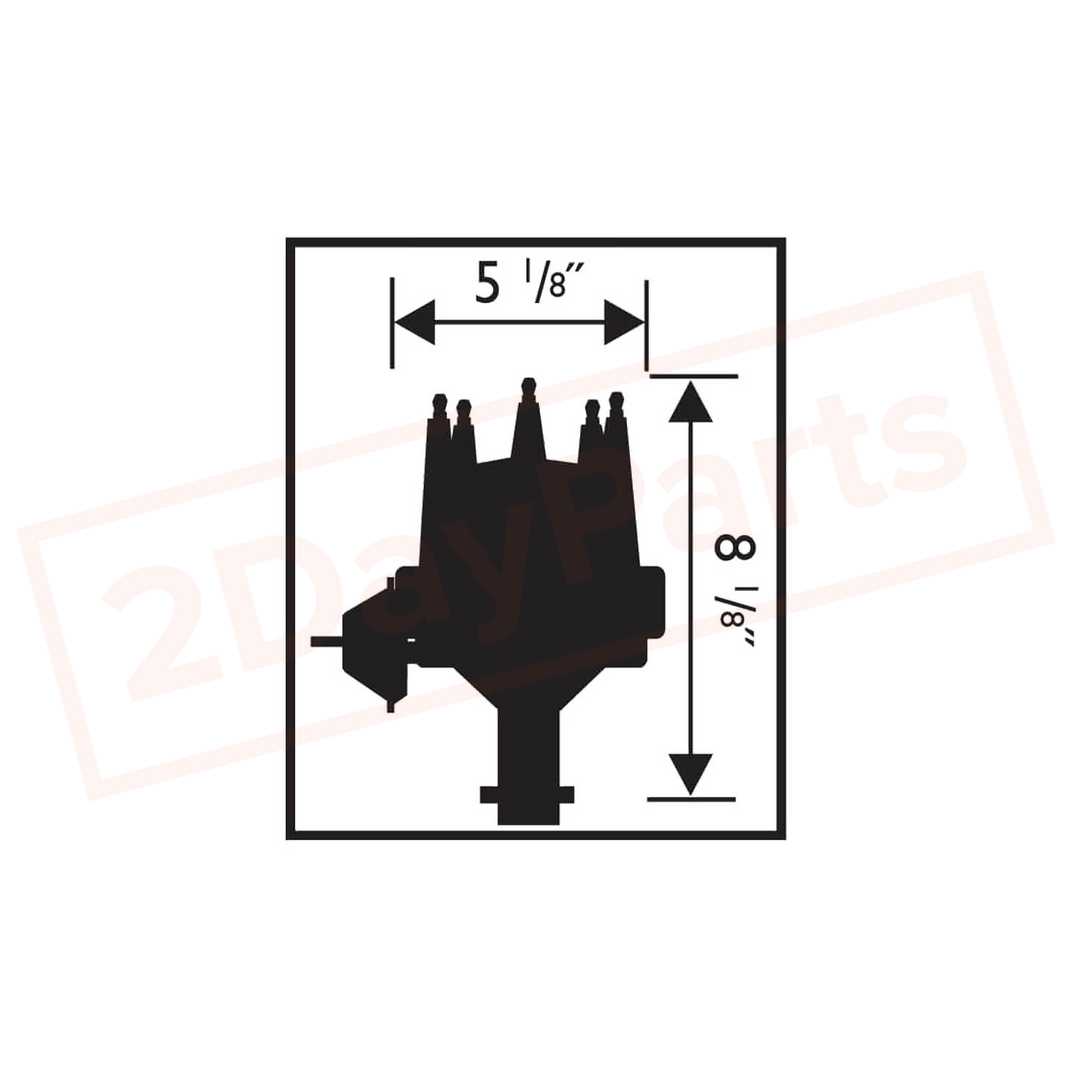 Image 1 MSD Distributor fits Chevrolet C2500 1988-2000 part in Distributors & Parts category