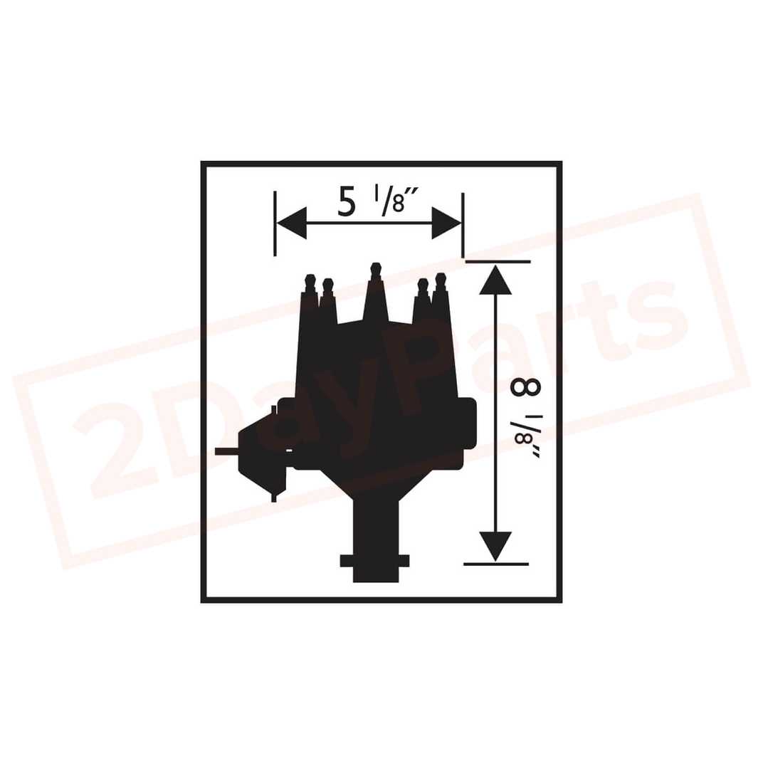 Image 1 MSD Distributor for Cadillac Seville 1980-1981 part in Distributors & Parts category