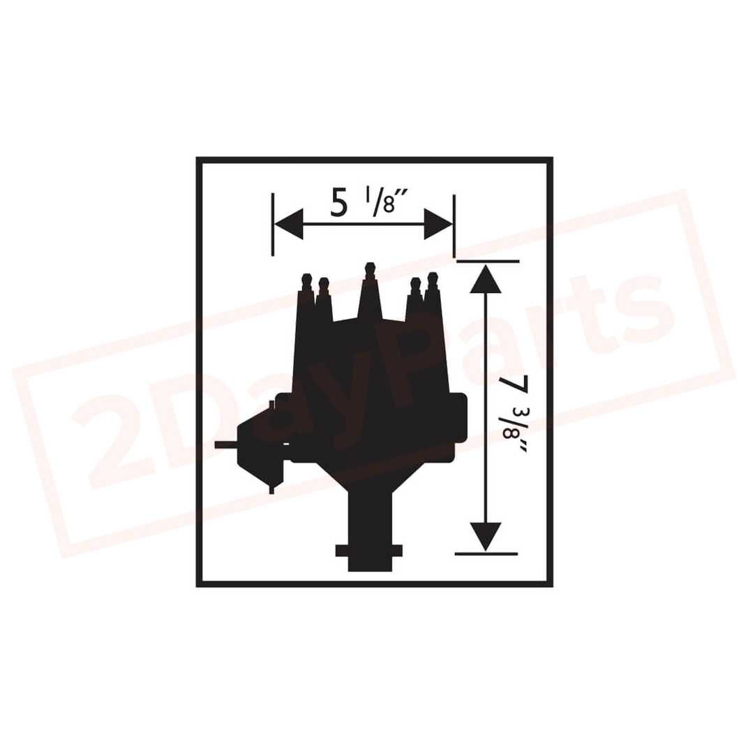 Image 1 MSD Distributor for Chevrolet Impala 1961-1985 part in Distributors & Parts category