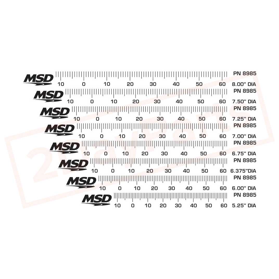 Image MSD Engine Timing Tape MSD8985 part in Timing Components category