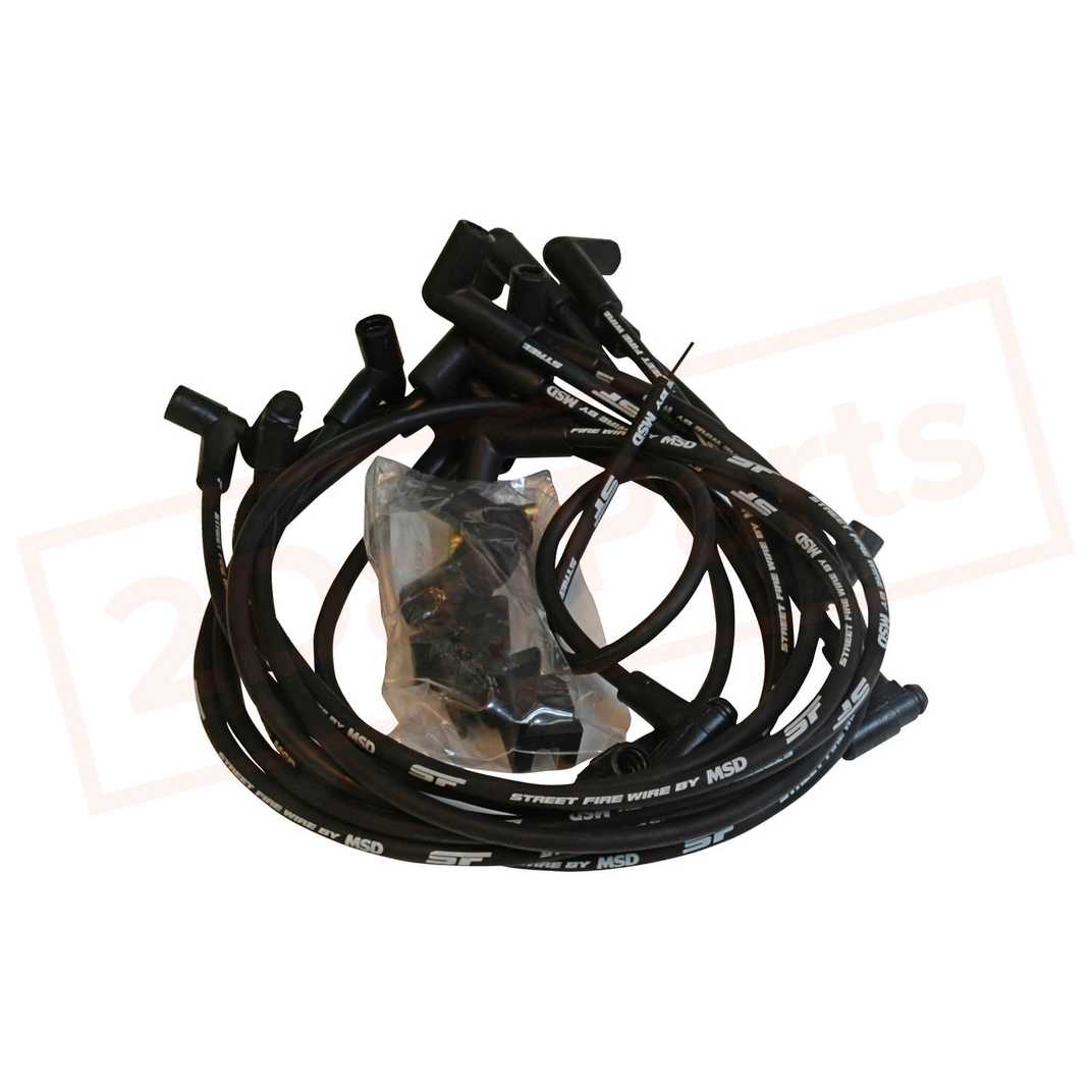 Image MSD Spark Plug Wire Set compatible with Buick 1977-1979 Skylark part in Ignition Wires category