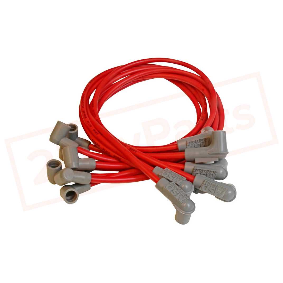 Image MSD Spark Plug Wire Set compatible with Chevrolet 1961-1974 C20 Pickup part in Ignition Wires category