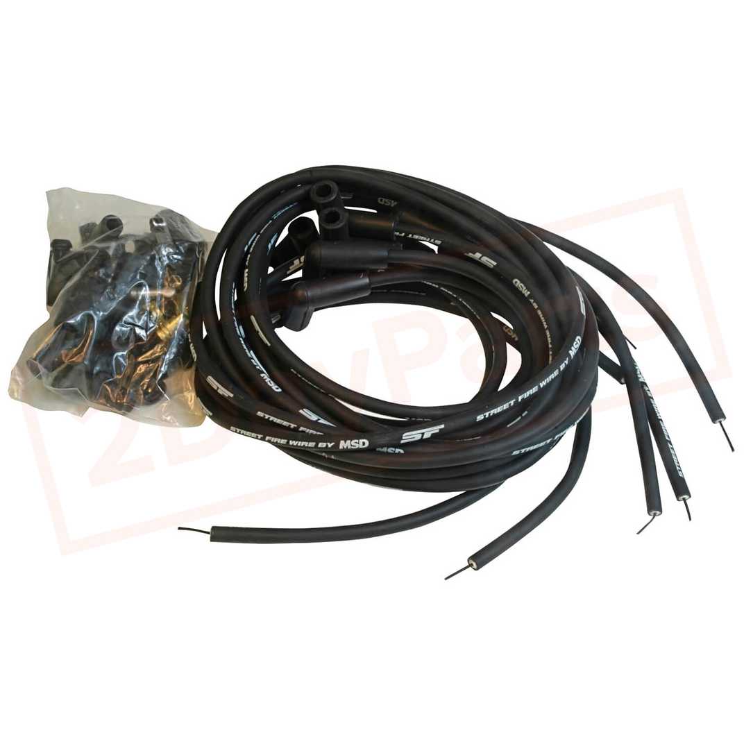 Image MSD Spark Plug Wire Set compatible with Chevrolet 75-1976 part in Ignition Wires category