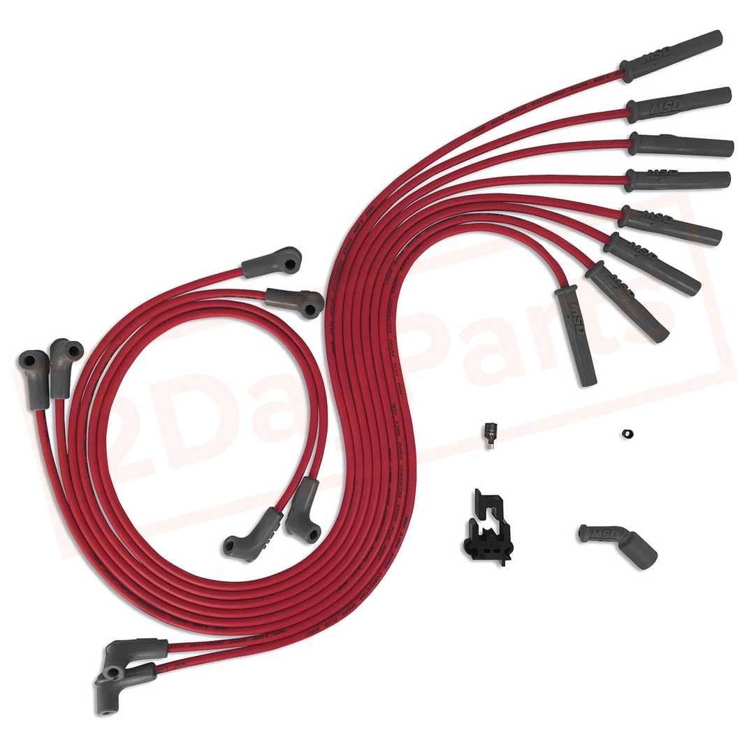 Image MSD Spark Plug Wire Set compatible with Chevrolet Camaro 98-2002 part in Ignition Wires category