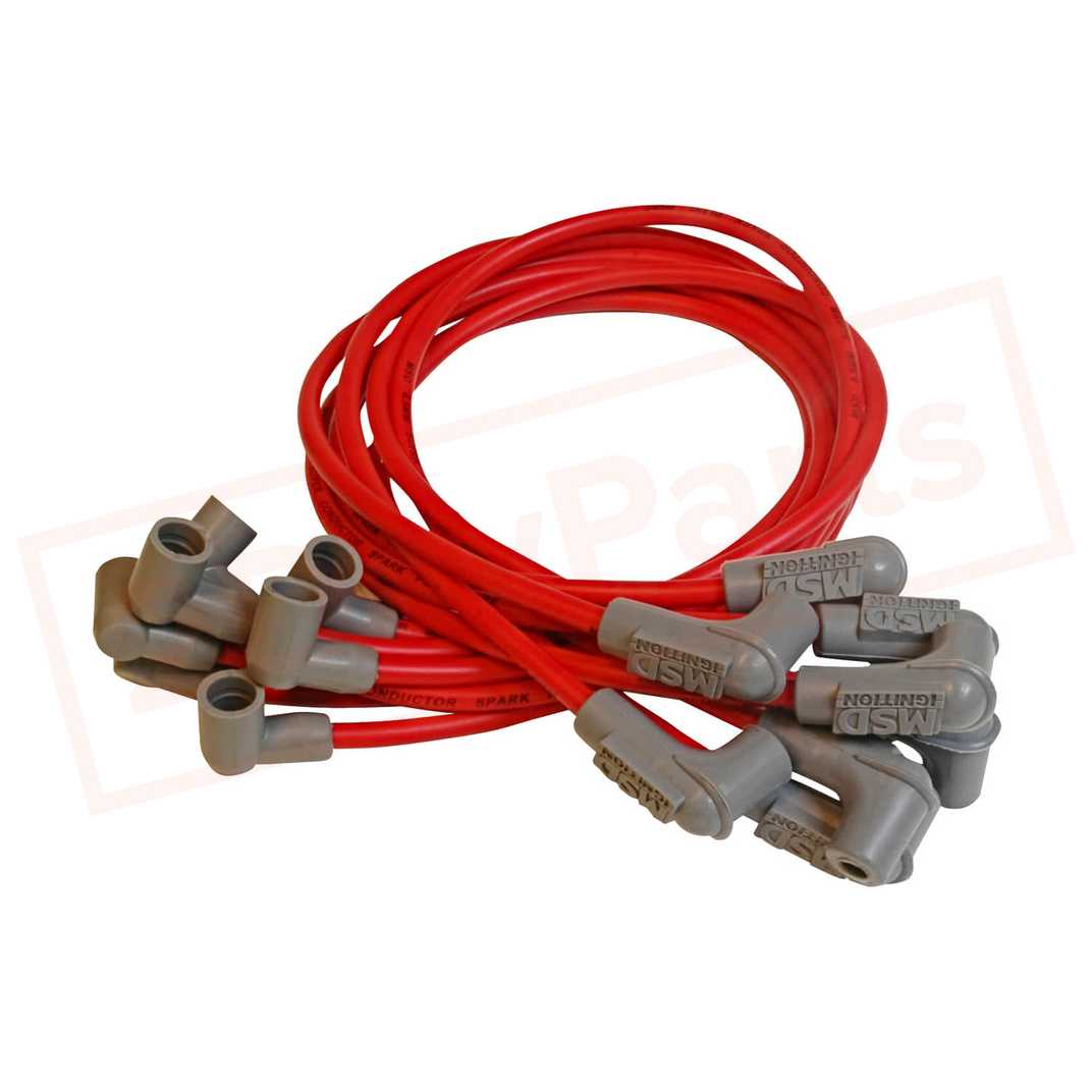 Image MSD Spark Plug Wire Set compatible with Chevrolet G10 Van 1968-1974 part in Ignition Wires category