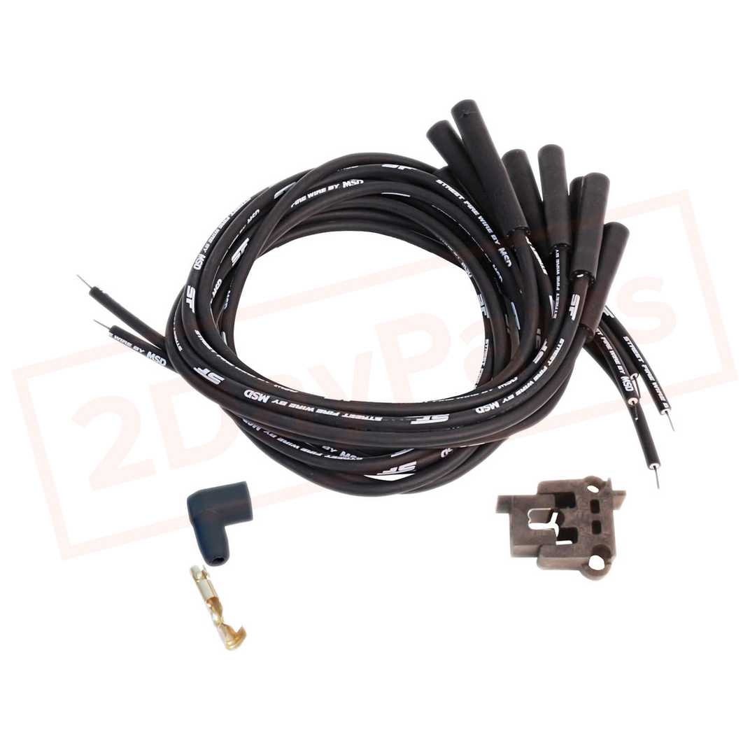 Image MSD Spark Plug Wire Set compatible with Lincoln Mark VI 1980-1983 part in Ignition Wires category