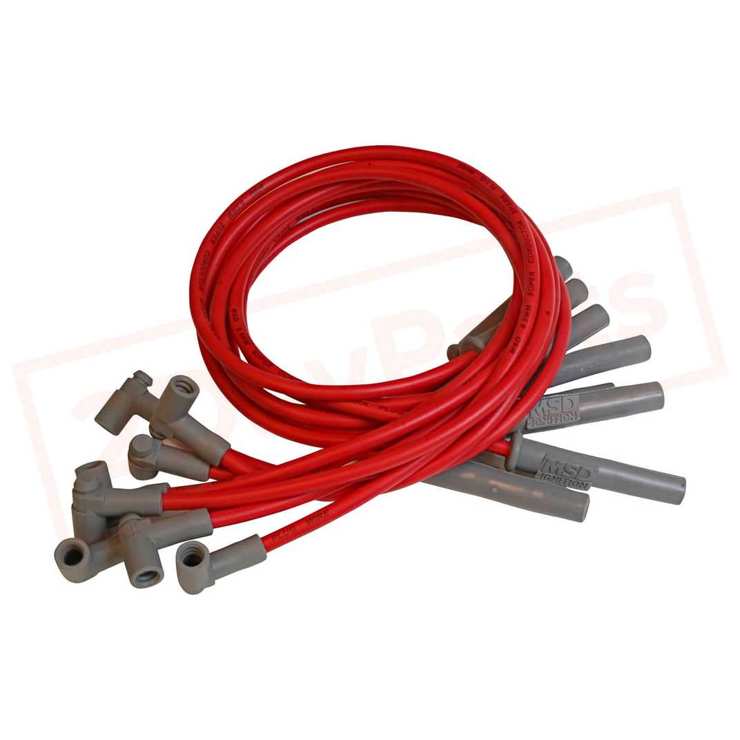 Image MSD Spark Plug Wire Set fit Dodge 1975-1977 Royal Monaco part in Ignition Wires category