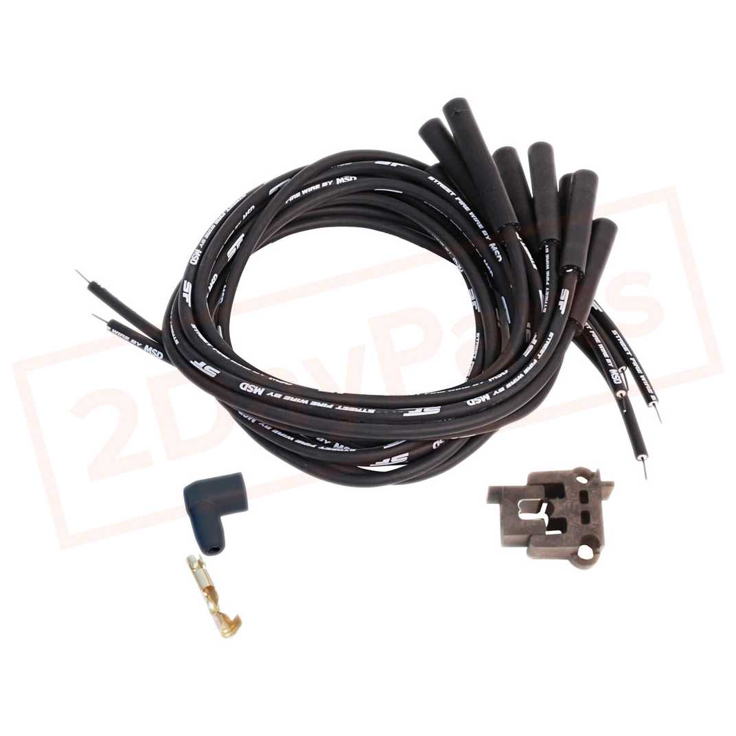 Image MSD Spark Plug Wire Set fit Ford E-200 Econoline 69-1974 part in Ignition Wires category