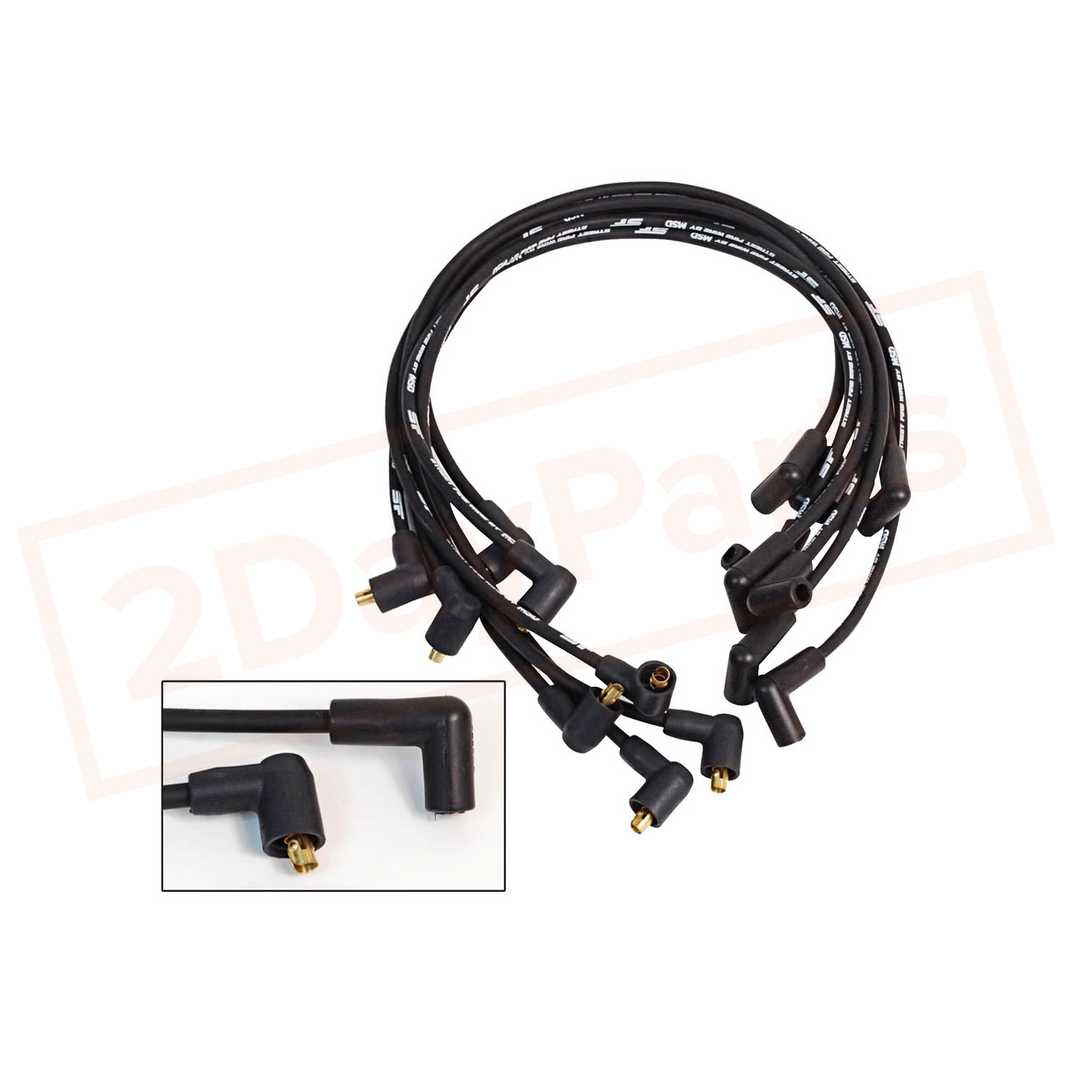 Image MSD Spark Plug Wire Set fit GMC 1967-1974 G25/G2500 Van part in Ignition Wires category