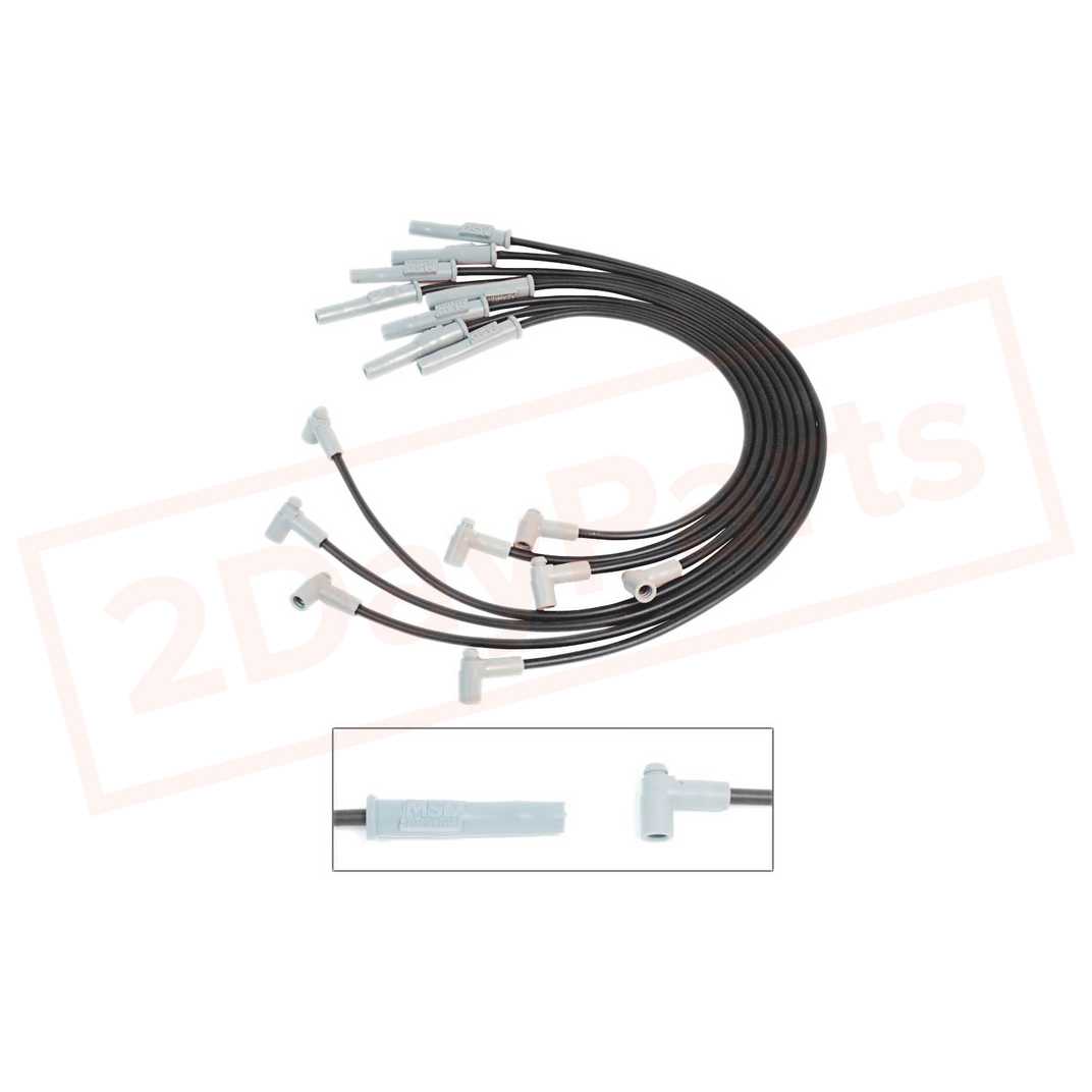 Image MSD Spark Plug Wire Set fit GMC 1979-1986 K3500 part in Ignition Wires category