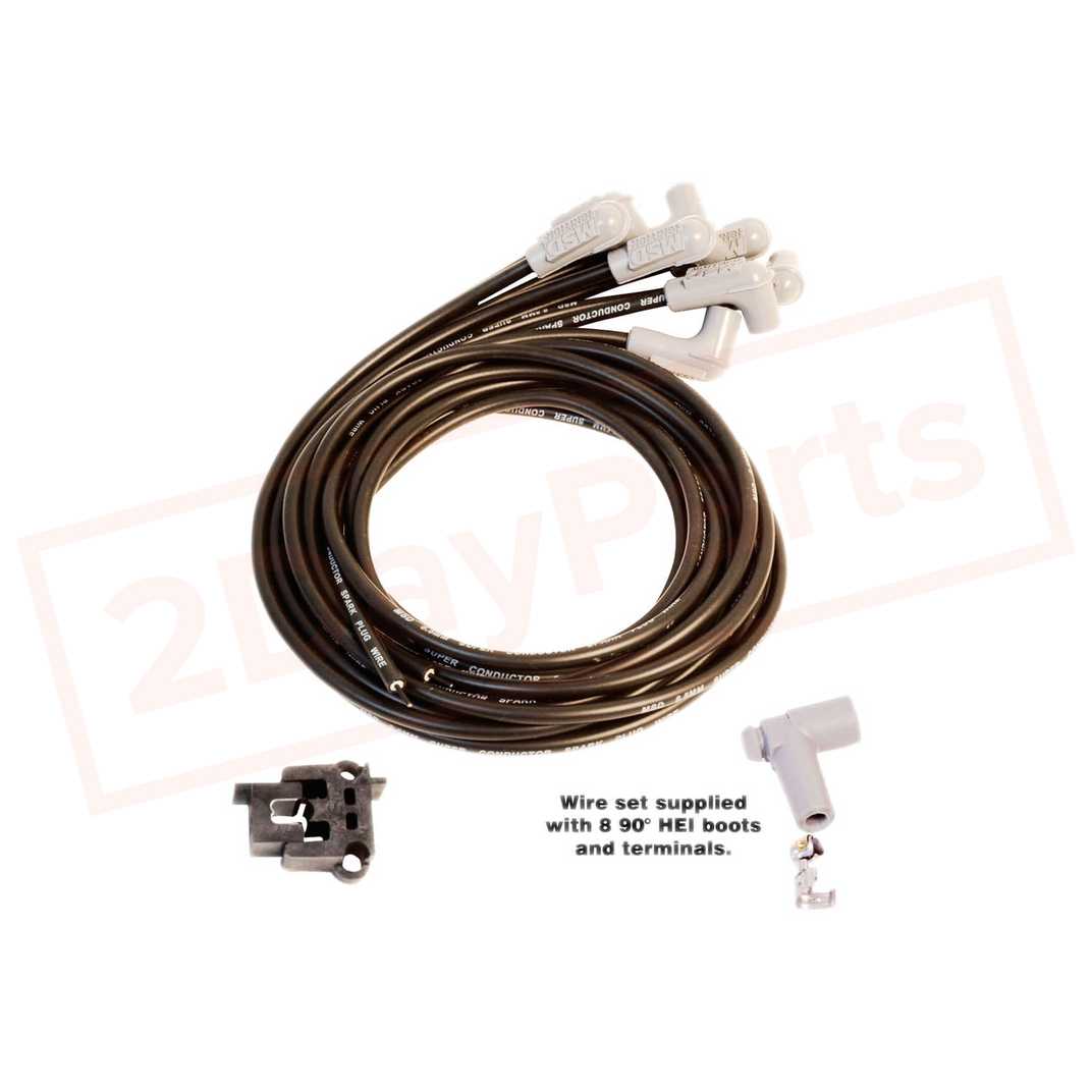 Image MSD Spark Plug Wire Set fit Oldsmobile Cutlass Tiara 1976 part in Ignition Wires category