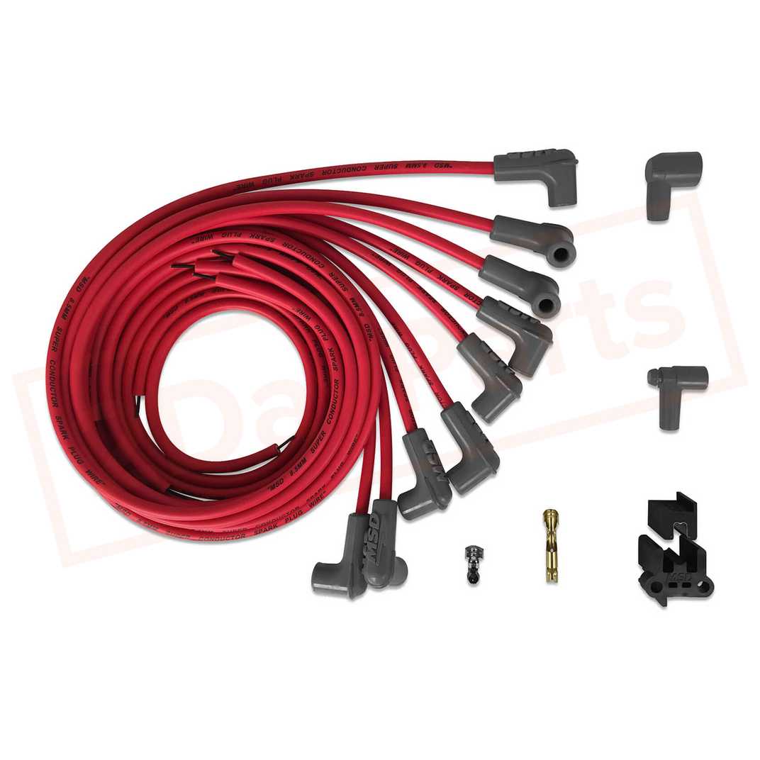 Image MSD Spark Plug Wire Set fits Buick Century 1975-1981 part in Ignition Wires category